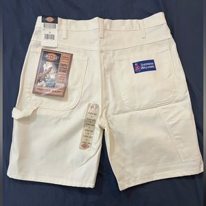NWT Dickies Sherwin Williams Painter Shorts size 34